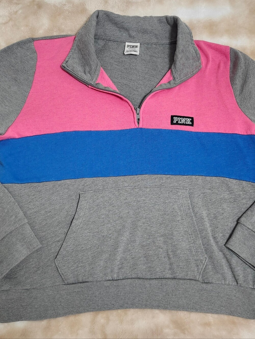 Victoria's Secret PINK Quarter Zip Pullover